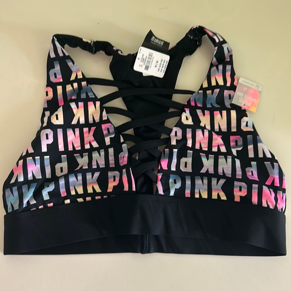 Victoria’s Secret pink sports bra medium